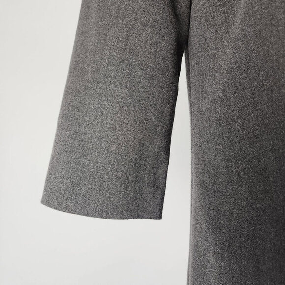 Banana Republic Grey Laser Cut Sheath Dress Size 6 - Picture 3 of 9